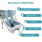 Ionic Mini Detox Foot Spa Bath Machine - Vibrating Foot Bath for Health & Wellness Therapy