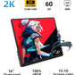 2K Travel-Friendly Monitor 14 Inch Touch HDR 60Hz Gaming Display