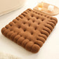 Seat Cushion Biscuit Plush Pillow Cozy Household Decor Fall 2025 Decorative Chair Car Pad Comfort Gift