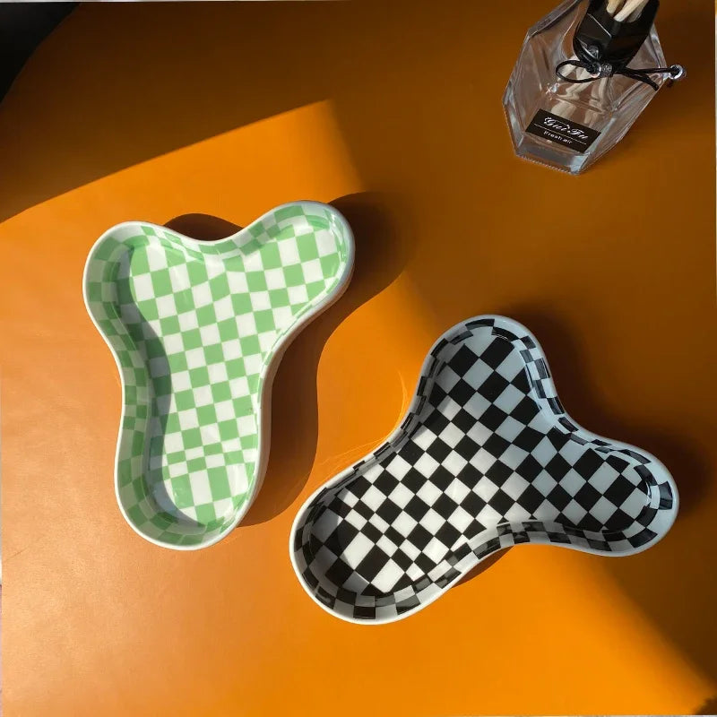 Ceramic Cloud Plate Minimalist Decorative Tray Fall 2025 Household Decor Multipurpose Jewelry And Snack Dish