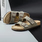Summer Leather Men Sandals - Sturdy Anti-Slip Outdoor Beach Casual Shoes for Women