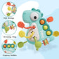 Dinosaur Montessori Pull Toy Newborn Sensory Toys Teether