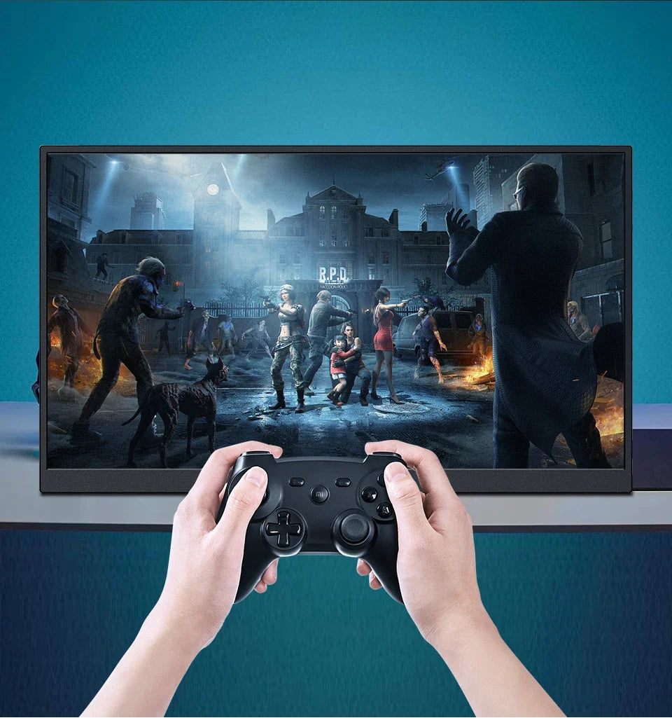 Travel-Friendly 15.6 Inch FHD IPS Monitor Dual Screen USB C