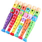 Wooden 1Pc Cartoon Flute - 6-Hole Musical Toy for Kids