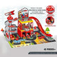 Garage Multi-Storey Racing Track with Cars - Interactive Parking Toy for Boys
