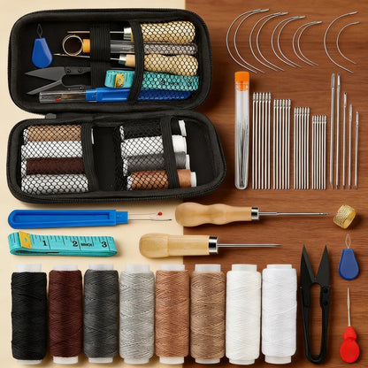Leather Craft Kit - All-In-One DIY Leather Sewing Device Kit for Household Decor, Fall 2026 Gift Idea