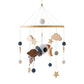 Wooden Baby Mobile Organic Wood Newborn Crib Mobile 0-12 Months Nursery Decor Newborn Gift 2025 Soothing Music
