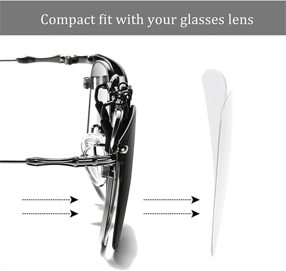 Clip-On2026 Edition Sunglasses Polarized UV400 Flip Up Clip Night Vision Clip Universal Goggles For Driving And Fishing Summer