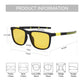 Polarized2025 Edition Sunglasses Square Frame Night Vision Driving Outdoor Sports Light Comfort 100 Percent UV Fall