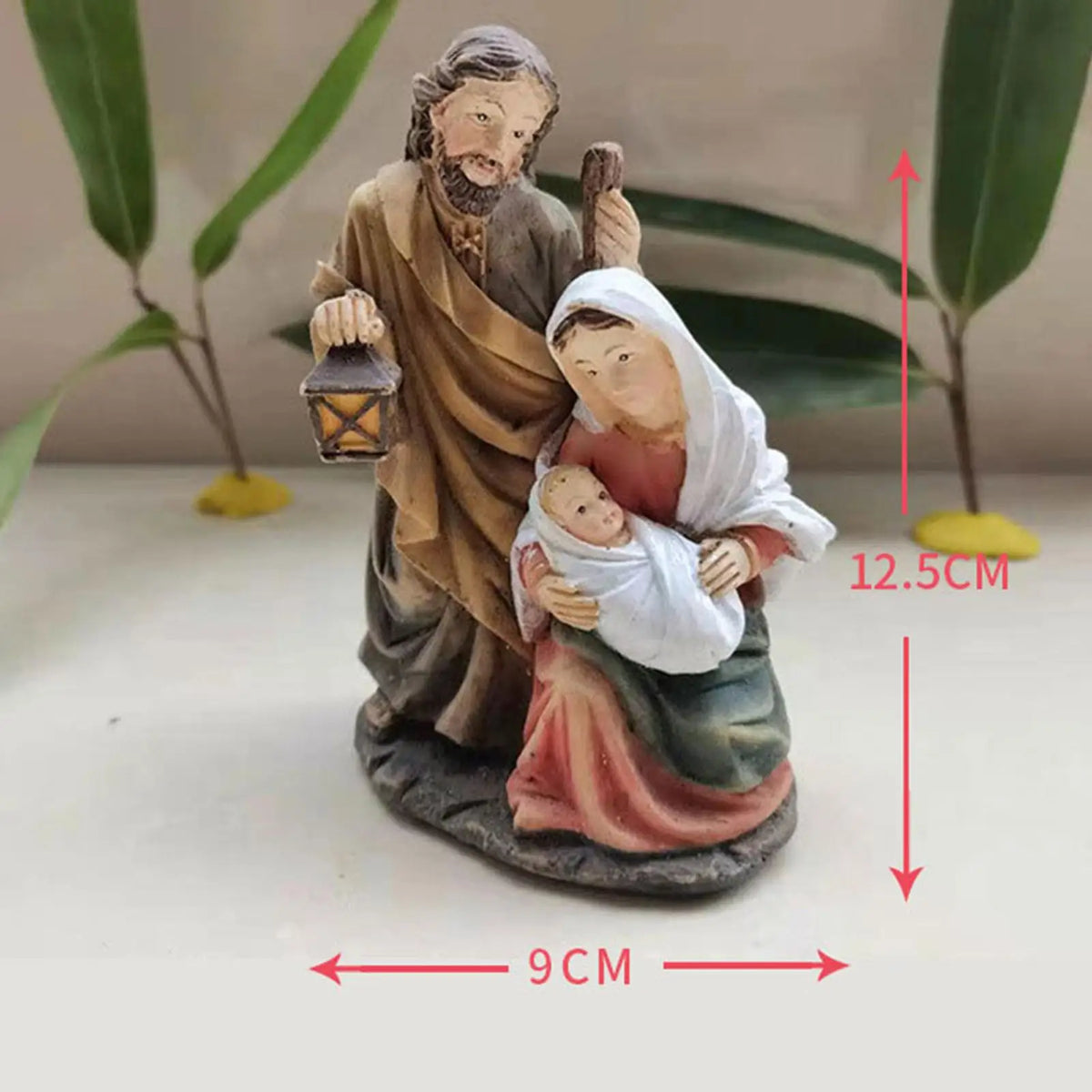 Scene Nativity Figures Resin Holy Family Statue Christmas Decor Gift Idea 2025 Keepsake