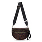 checkered nylon, box shape, travel and daily use – Multi-Use unisex crossbody bum bag