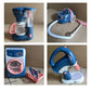 Pretend Kitchen Playset - Motor-Driven Vacuum, Juicer, Washing Machine & Water Sweeper Toys for Kids