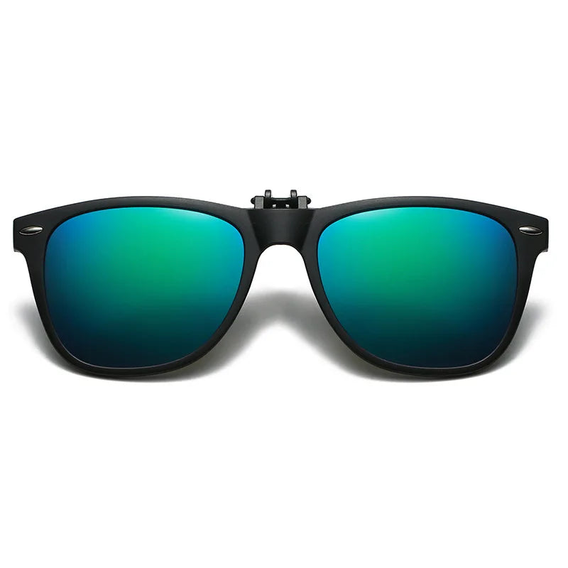Polarized Photochromic UV Anti-Glare Driving Goggles, Vintage Square Style, Fall 2025 Safe Driving – Night Vision Clip-On Sunglasses