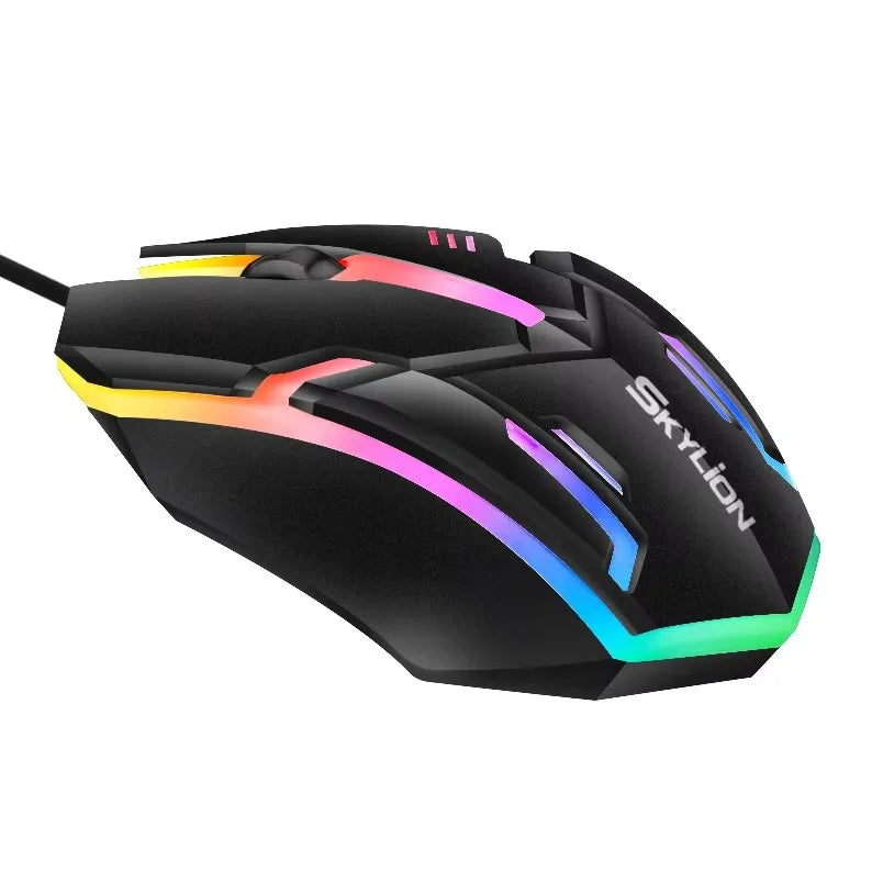 Wired RGB Gaming Mouse 3 Button USB Accurate Office