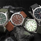 Field Quartz Watch Nylon Strap Military Style Date Luminous