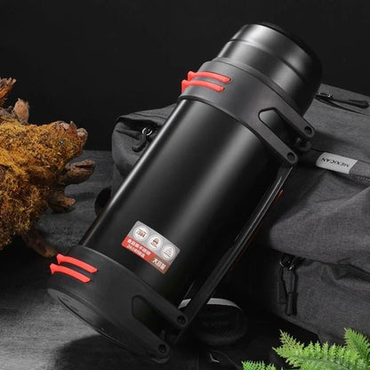 Stainless 1200ml Steel Thermos Bottle Insulated Travel Flask