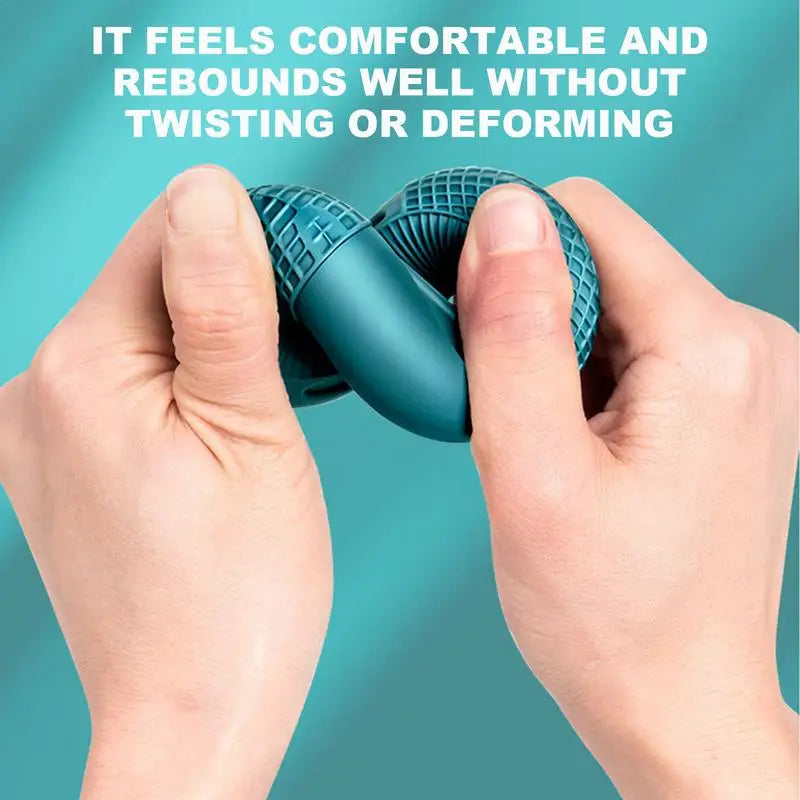 Grip Strengthener Ring Silicone Finger Trainer for Hand Muscles, Travel-Friendly Household Fitness Accessory, 6 Weight Variants