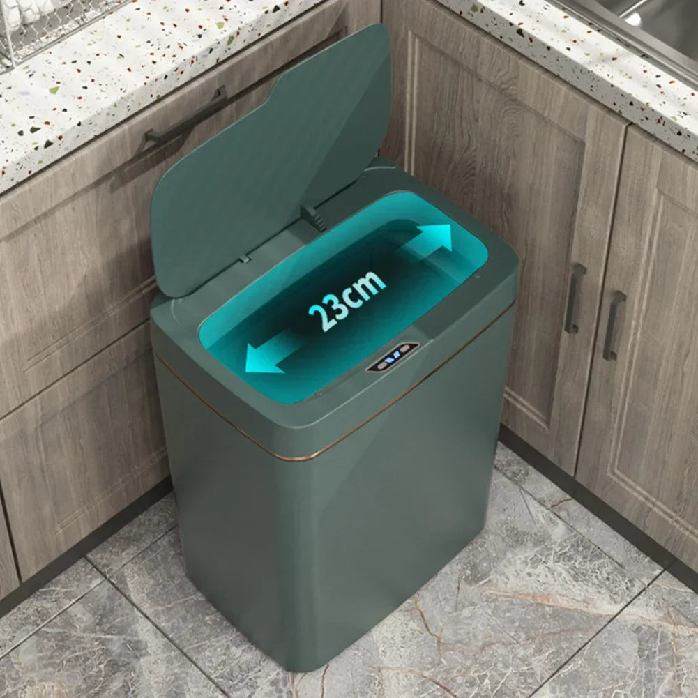 Smart Sensor Trash Can 15L 18L Touchless Quiet Water-Resistant
