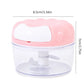 1pc Blue/Pink Hand-Operated Garlic Masher - Kitchen Gadget for Simple Mashing and Minced Garlic
