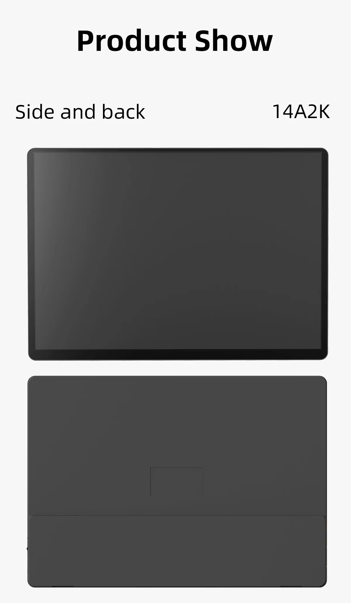 2K Travel-Friendly Monitor 14 Inch Touch HDR 60Hz Gaming Display