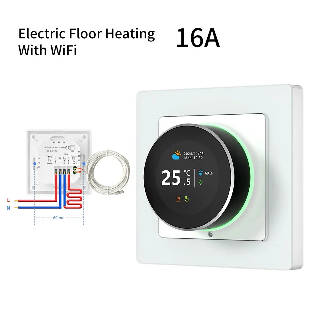 Thermostat Smart Knob WiFi Temperature Controller For Water And Gas Boilers Fall 2025 Energy Saving Gift