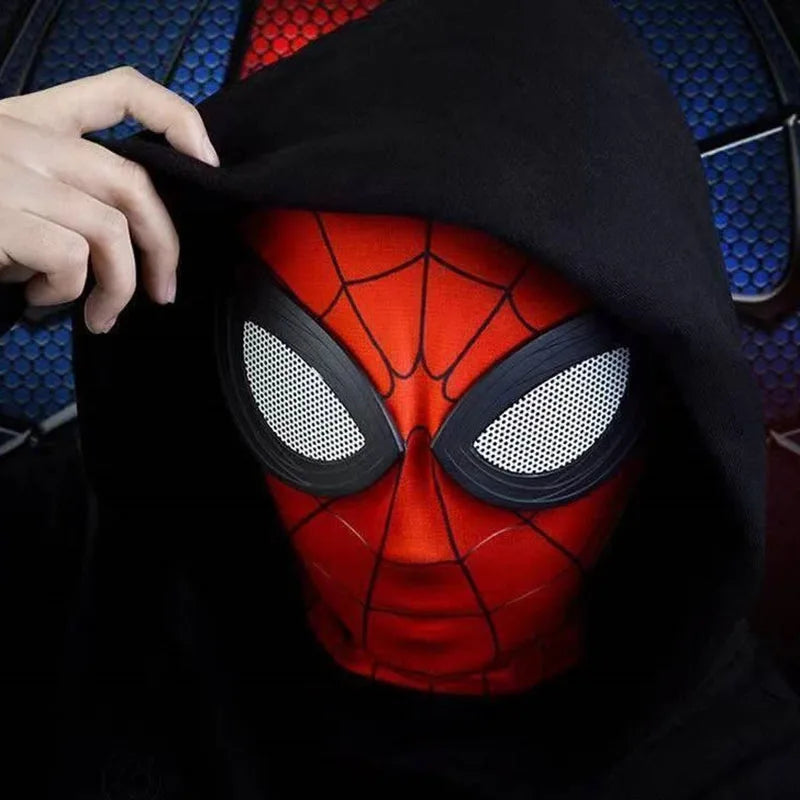 3D Spider-Man Halloween Mask for Adults and Kids, Lightweight Stretchable Superhero Costume Headgear for Cosplay and Parties-3