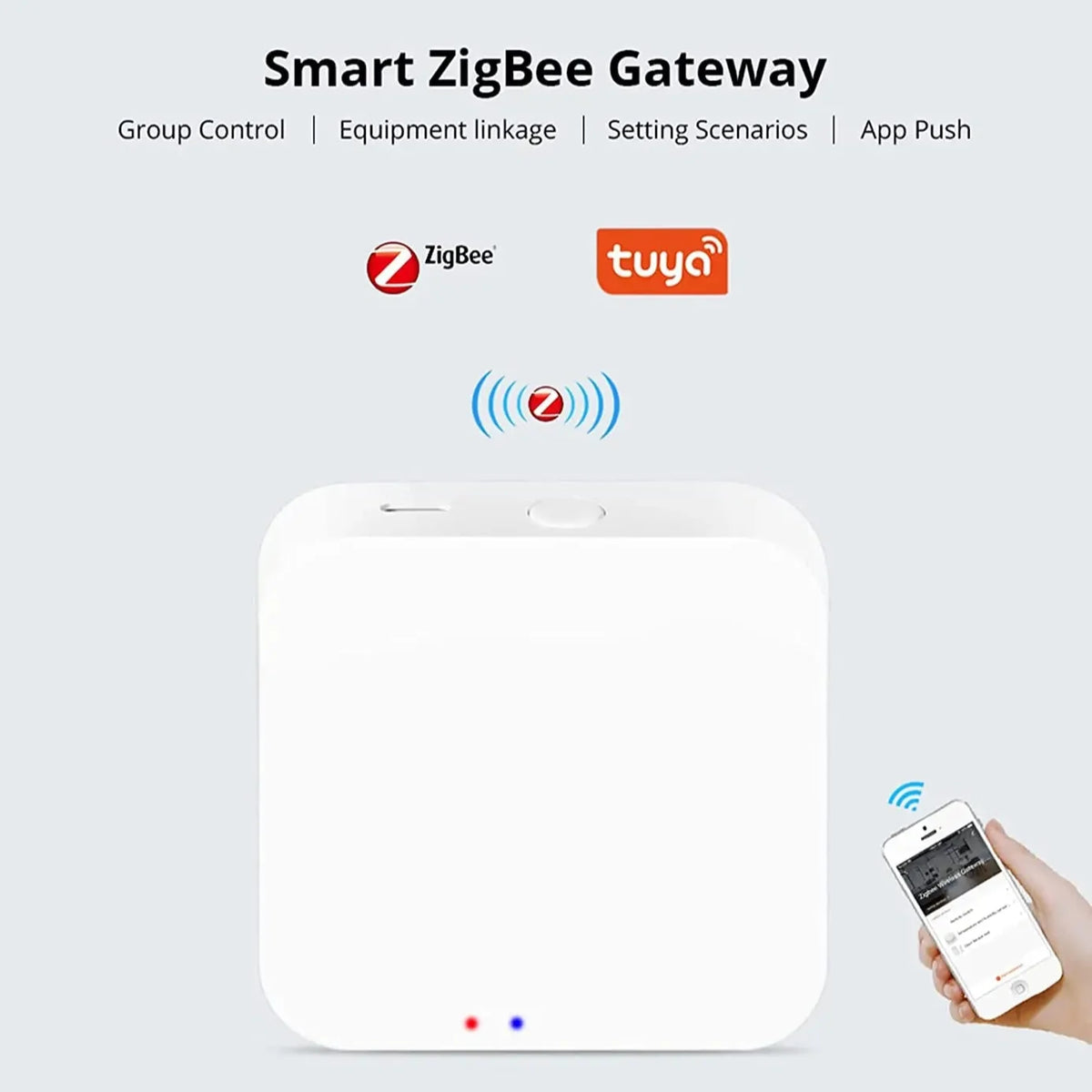 Tuya Zigbee 3.0 Gateway Hub Smart Household Cordless Bridge Alexa Google