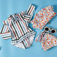 Plush Girls' One-Piece Swimsuit - Long Sleeve, Lace Design, Polyester, Sun Protection Beachwear