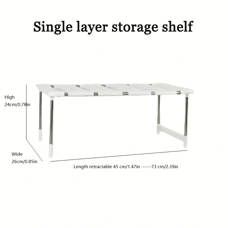 Stackable Sink Organizer Shelves - Household Organizers for Kitchen & Bathroom Storage Solutions