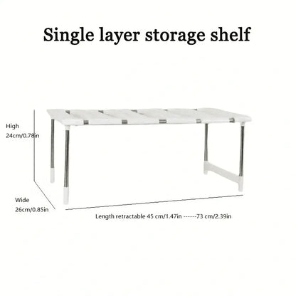 Stackable Sink Organizer Shelves - Household Organizers for Kitchen & Bathroom Storage Solutions