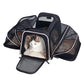 Pet Carrier Bag Up To 10kg Foldable Breathable Plush-Sided Travel Carrier Fall 2025 Safe Locking Zippers