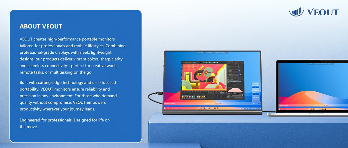 Travel-Friendly 15.6 Inch 1080P Gaming Monitor 60Hz Second Screen