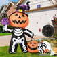Halloween2025 Edition Inflatable 6ft Pumpkin Skull Yard Decor