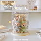 Case Display Transparent Rotating Plush Figure Stand Collector Display, Fall 2025 Dustproof Gift Idea