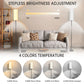 Japandi  Contemporary Floor Lamp With Fabric Shade Stepless Dimming