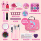 Kids2025 Edition Makeup Kit Pink Washable Princess Play Kit Safe Non Toxic Back To School Gift
