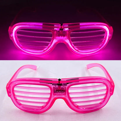 Shape Heart Glow LED Glasses -  Party Glasses for Kids and Adults, 5 Colors Neon Supplies
