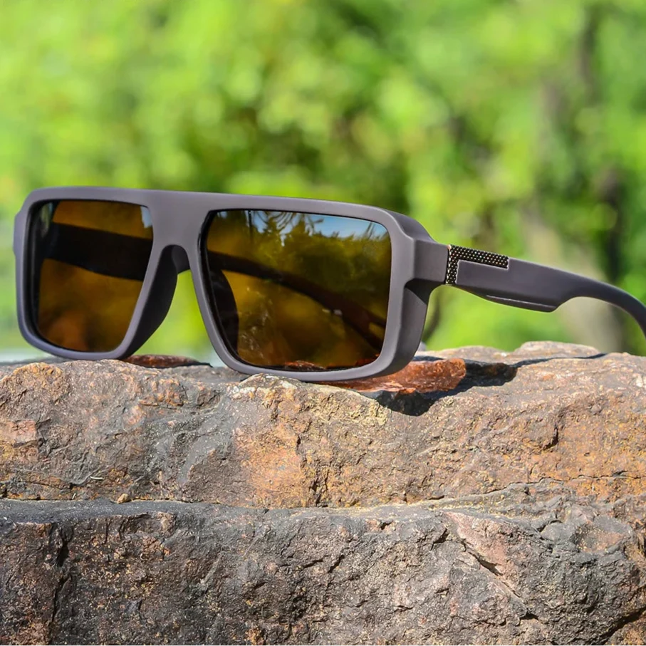 Timeless Square Polarized Sunglasses for Men Women Fashion Sports Shades