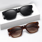 UV400 gradient lenses, vintage style, travel and beach – Retro square unisex sunglasses