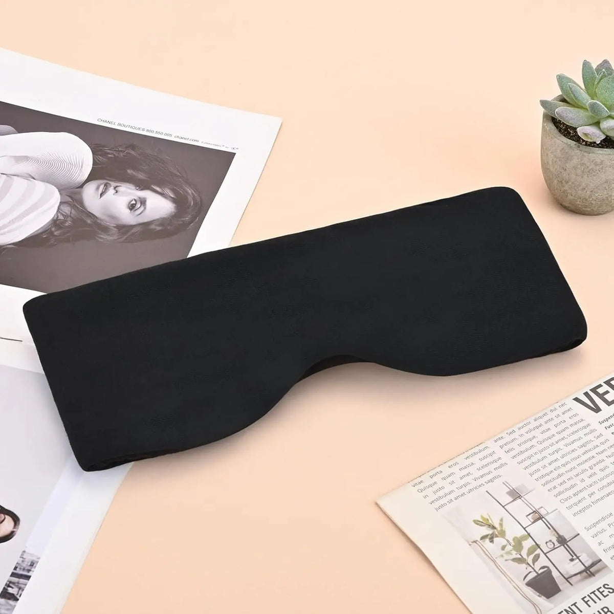 Travel Pillow 3D Contoured Flexible Eye Mask for Airplane Sleep Aid Fall 2026 TikTok Viral Gift