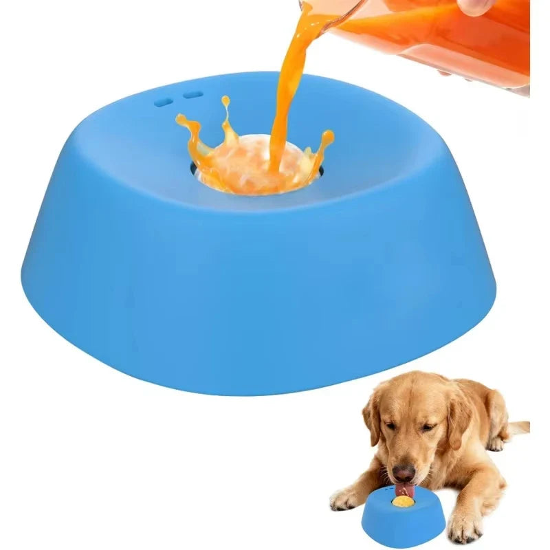 Ball-Shaped Lick Mat Anti-Choke Design, Pet Feeding Gift 2026 – Anti-Slip Slow Feeder Dog Bowl