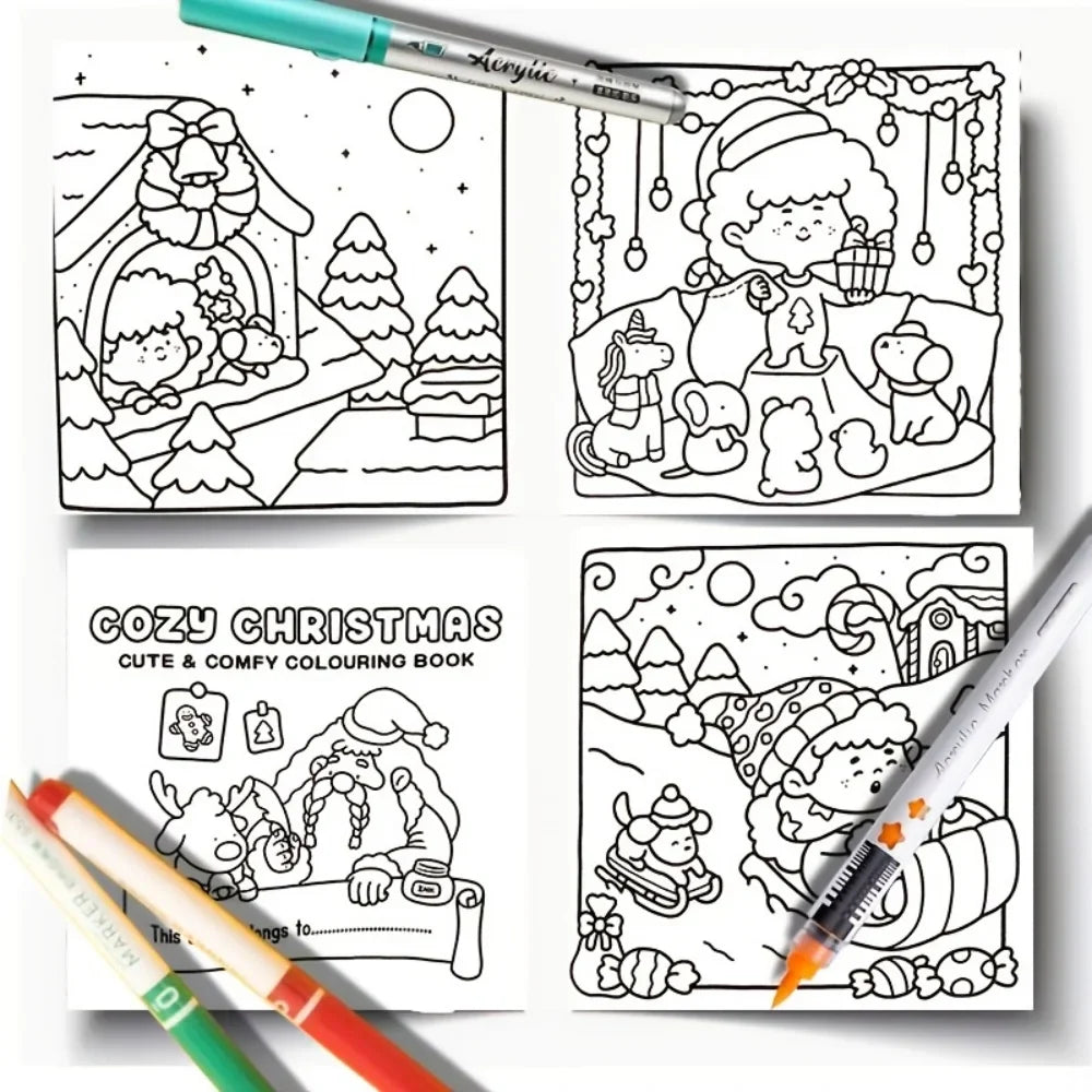 Christmas2025 Edition Coloring Book For Kids - Mindful Fun, Family Bonding Holiday Gift