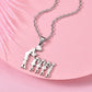Mother's Day Gift Children Family Stainless Steel Jewelry – Silver Stainless Steel Mother & Kids Pendant Necklace