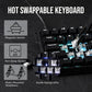 60 Mechanical Percent Hot Swap Keyboard Aluminum RGB Hall