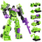 Mini 6-in-1 Transforming Devastator Action Figure - Green Robot Toy for Kids, Great Gift for Children 22cm (8.6 inch)