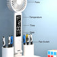 Battery-Powered Desk Lamp LED With Fan And Clock Display Study Light Back To School 2025 Travel-Friendly Flexible Brightness