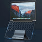 Laptop Vertical Stand with Silicone Grip - Dual Device Holder for MacBook & Tablet, Heat Dissipation,