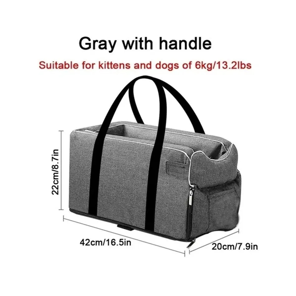 Dog Car Seat Travel-Friendly Carrier Bed Booster Seat Road Trip 2025 Travel Safety Cozy Sturdy Pet
