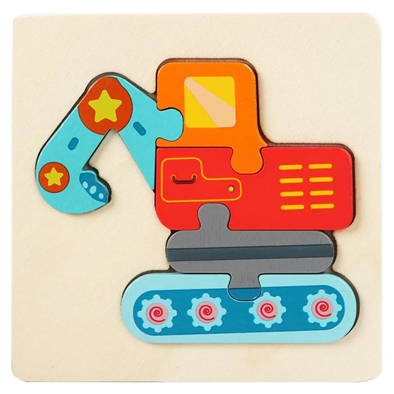 Puzzle Wooden Montessori Animals Educational Toy for Kids