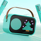 Kids2025 Edition Karaoke Machine Travel-Friendly Bluetooth Speaker With 2 Cordless Microphones Party Gift